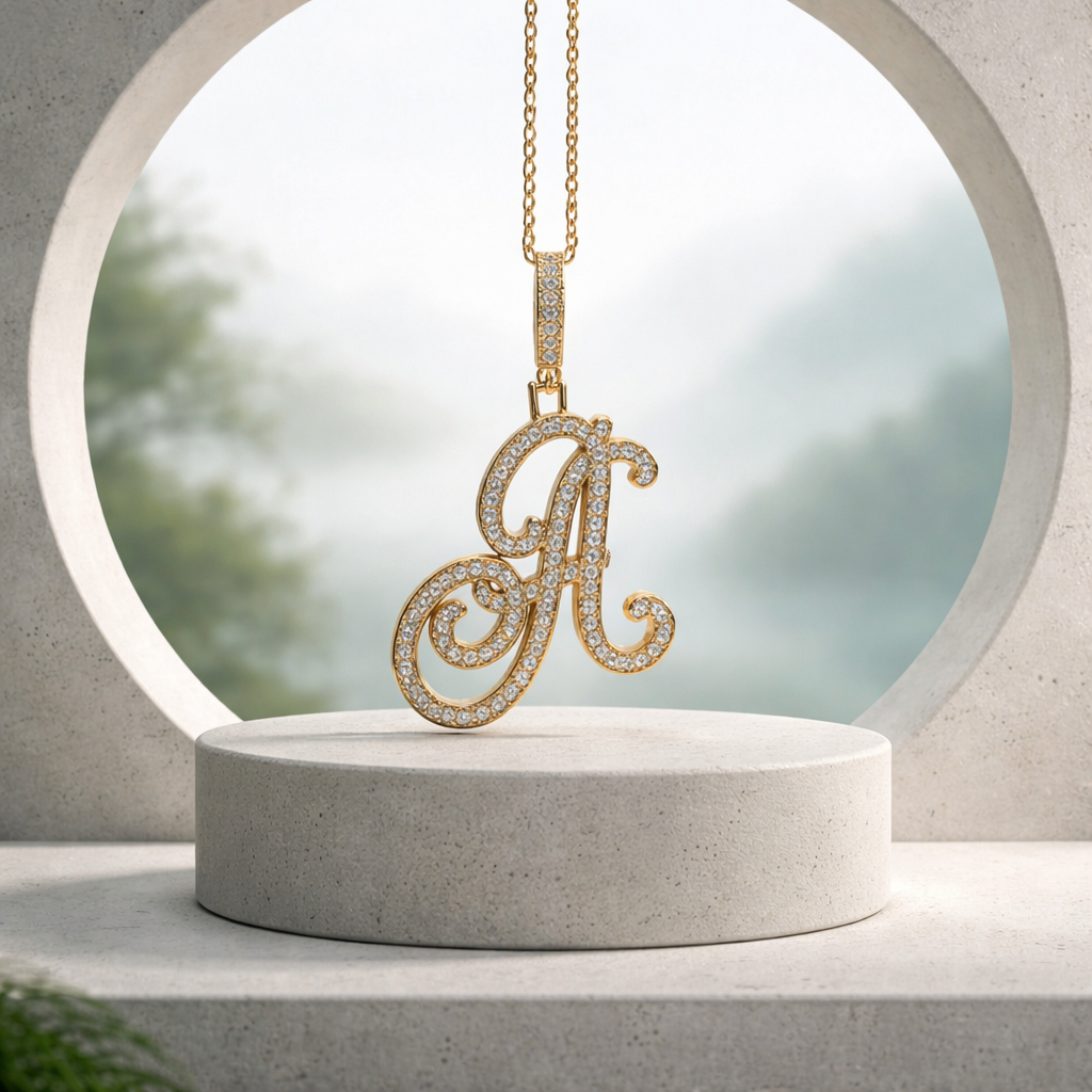 SS501 Sassy's Dazzling Gold Initial 