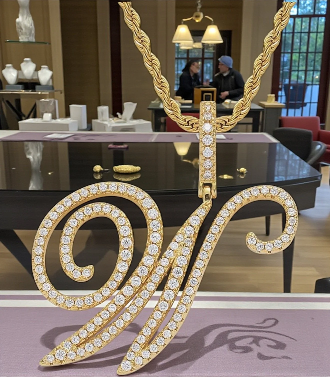 SS523 Sassy's Dazzling Gold Initial 