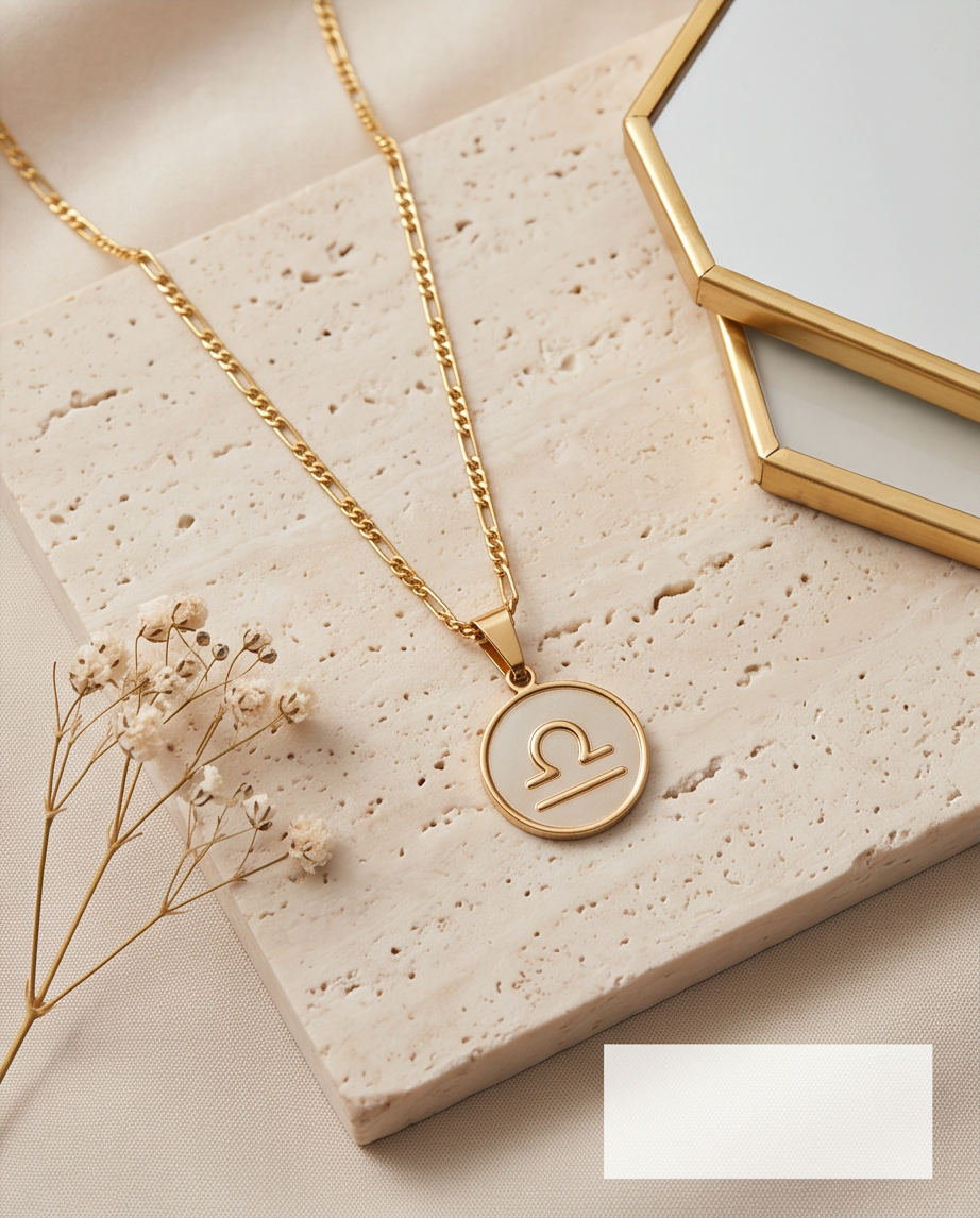 18' Zodiac Capricorn Gold Plated Necklace