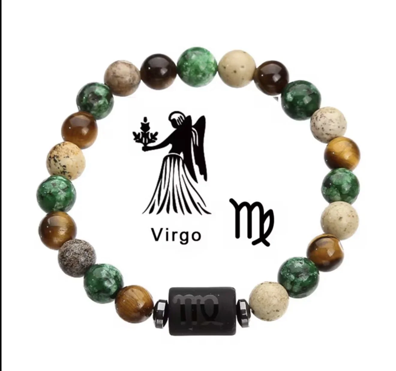 NS08 Virgo Zodiac Stone Bracelet