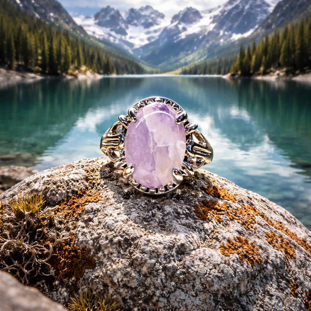 HR823 Lavender Serenity Amethyst Ring