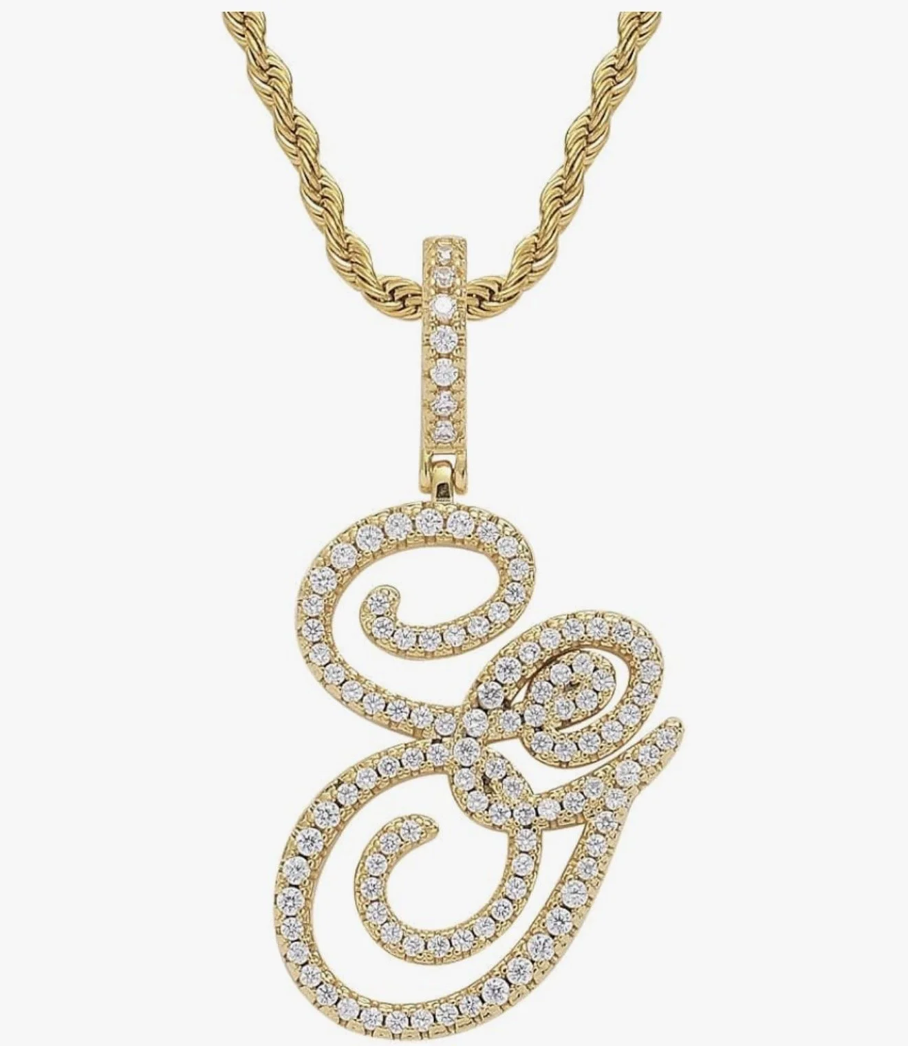 SS507 Sassy's Dazzling Gold Initial 