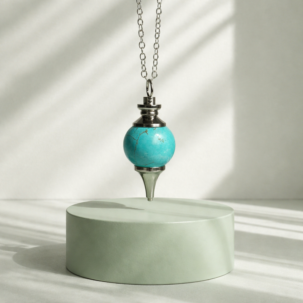 C12 Turquoise Balance Pendulum Necklace
