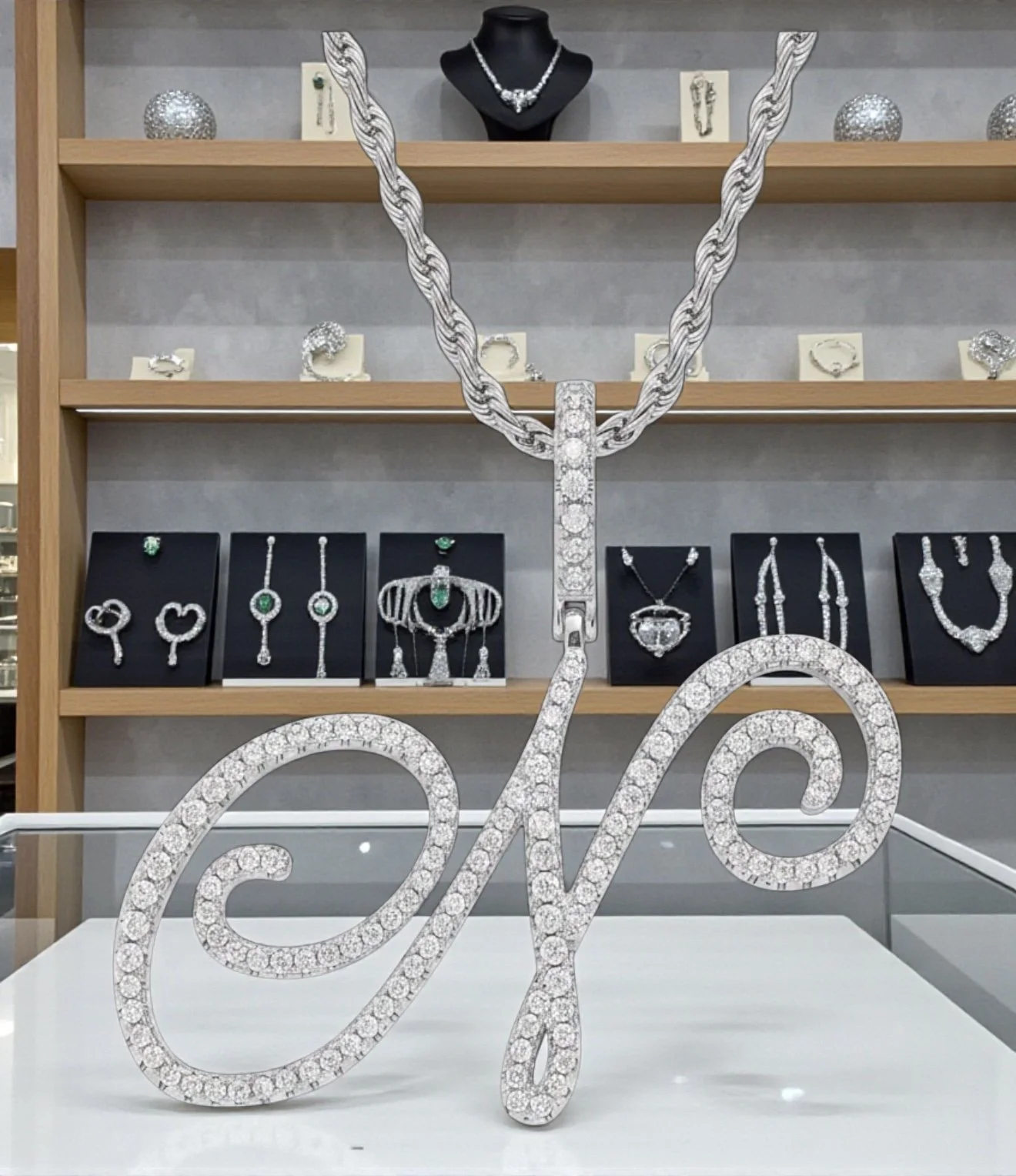 SS514 Sassy's Dazzling Gold Initial 