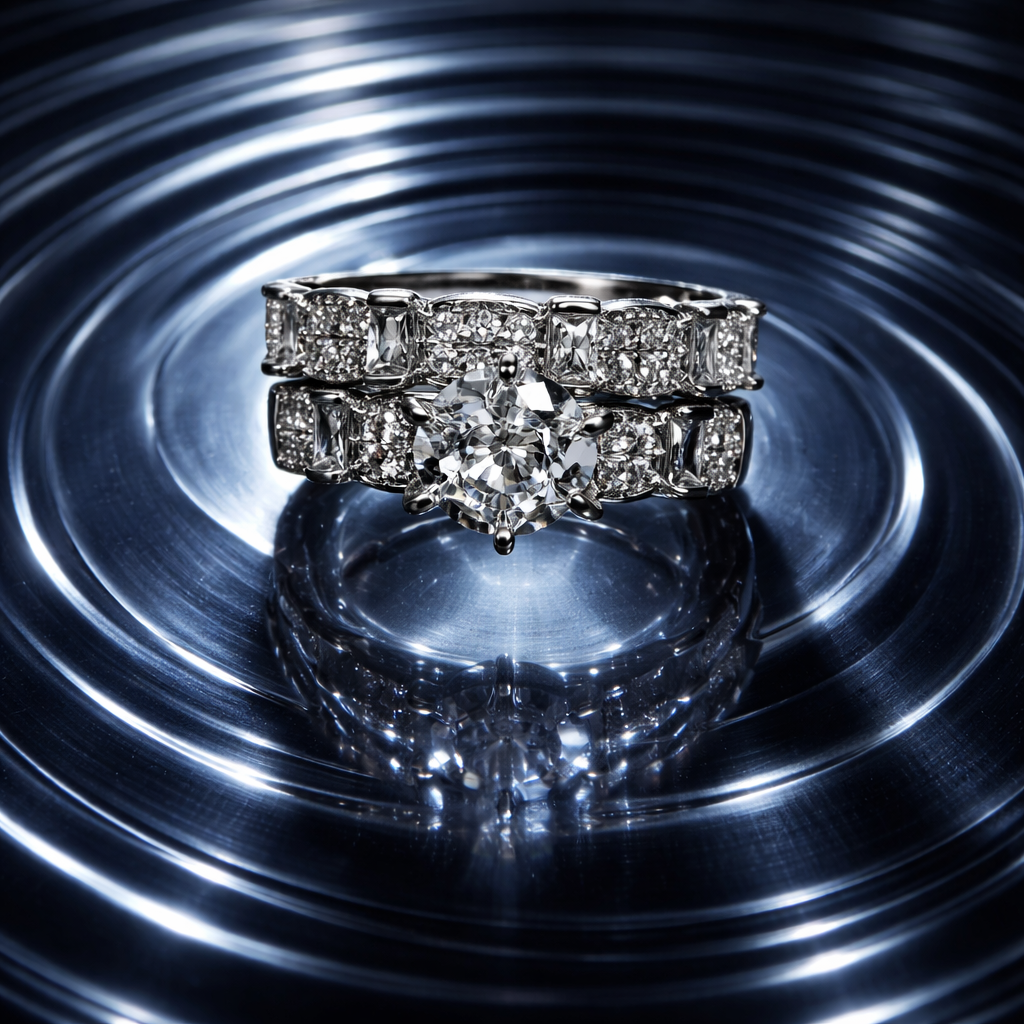 Exquisite Platinum Diamond Ring