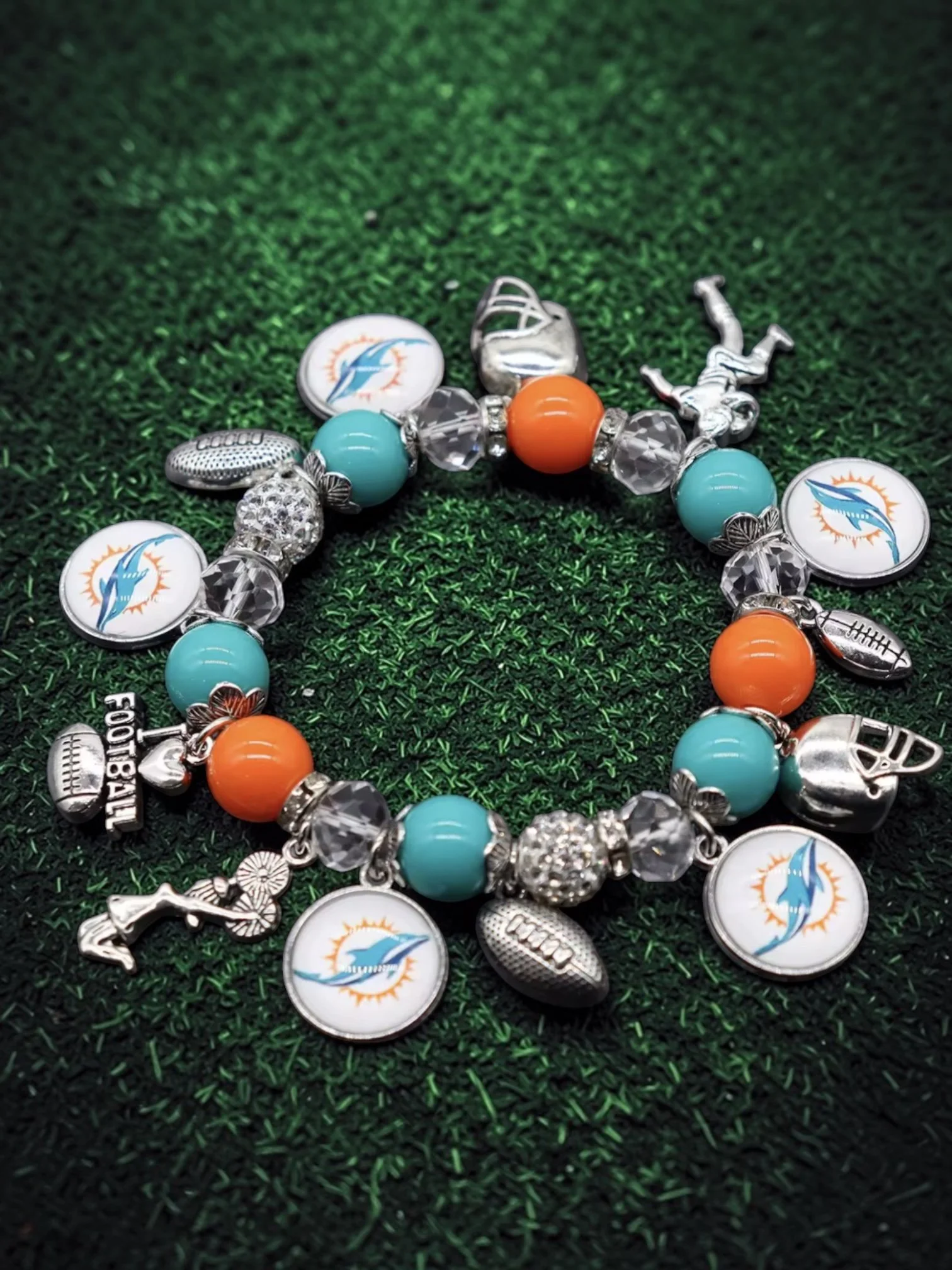 Football Fan Charm Bracelet