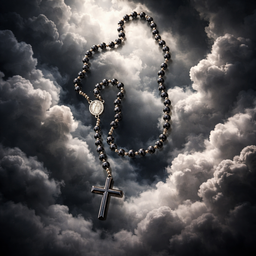 Premium Hematite Rosary