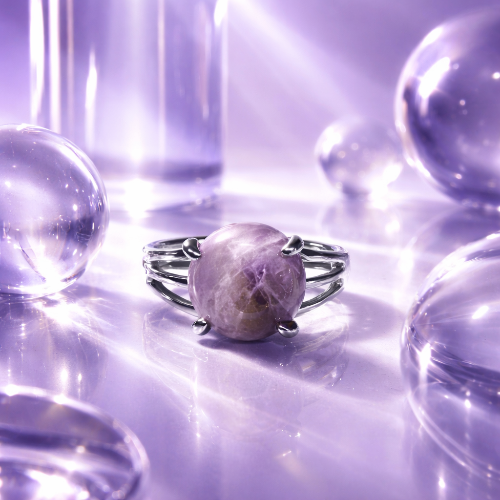 SR834 Amethyst Serenity Ring -8