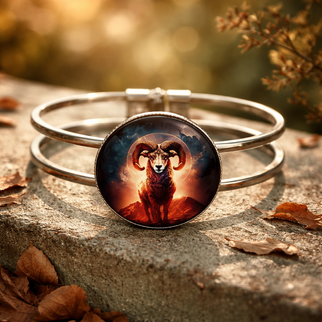 Majestic Ram Cuff Bracelet