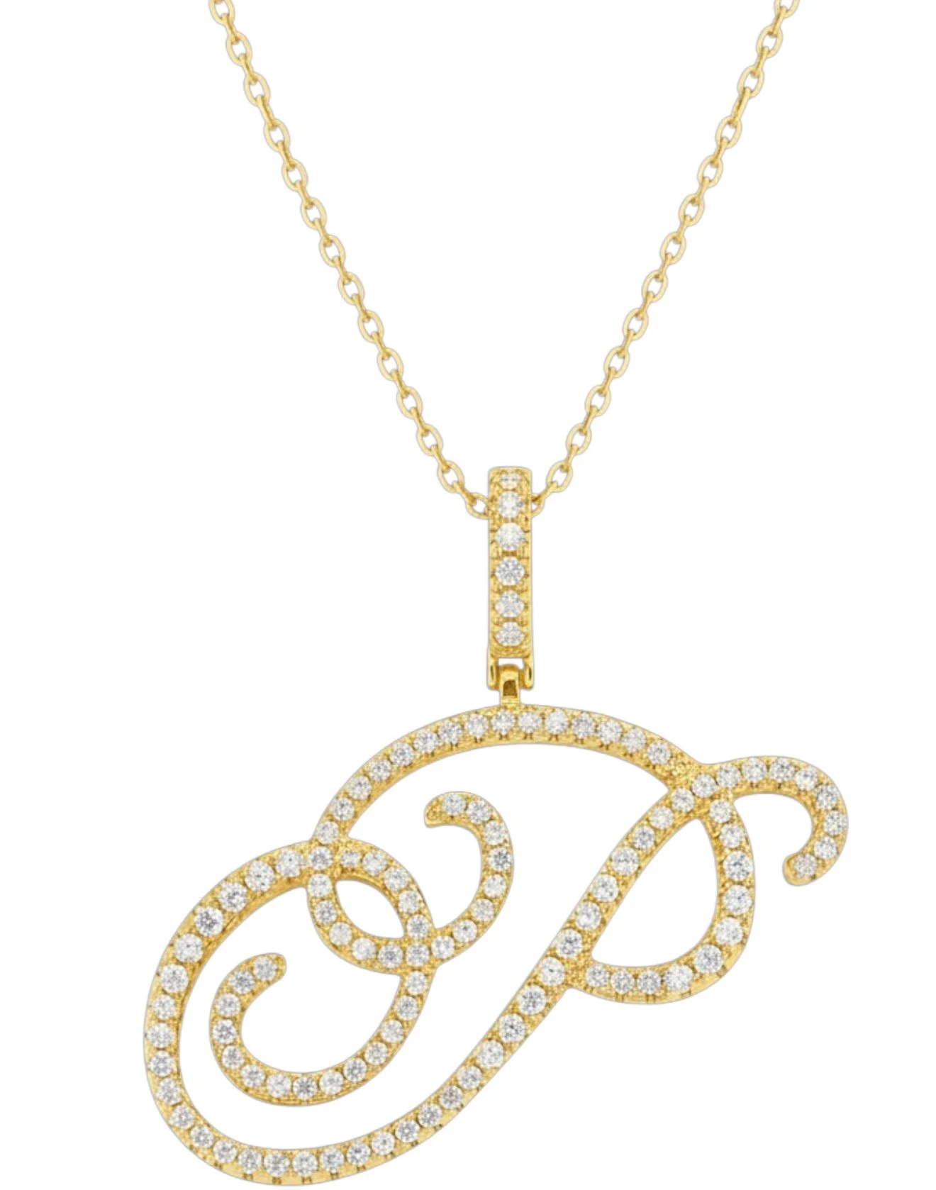 SS516 Sassy's Dazzling Gold Initial 