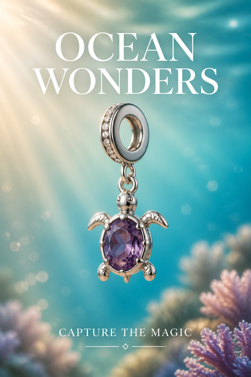 Ocean Wonders Sea Turtle Charm