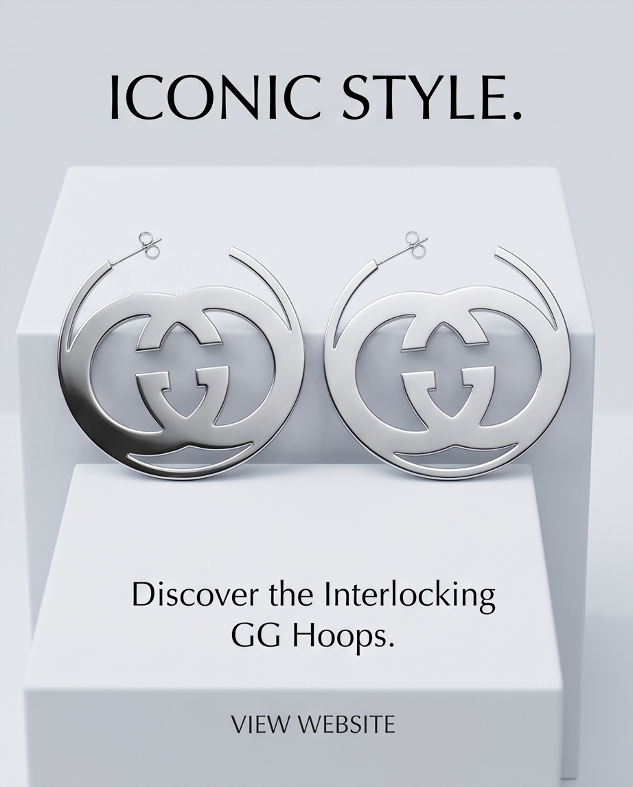 Sleek Stainless Steel Statement Earrings