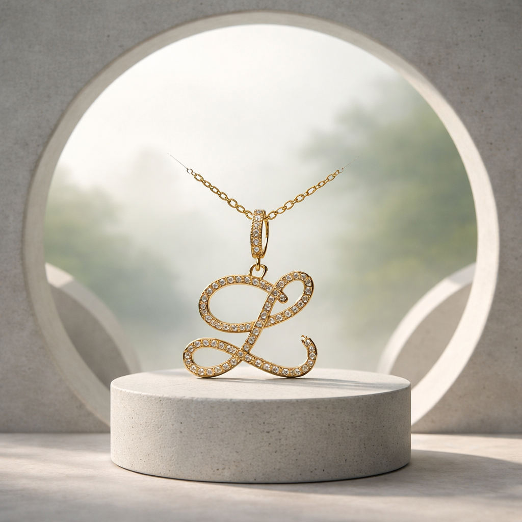SS512 Sassy's Dazzling Gold Initial 