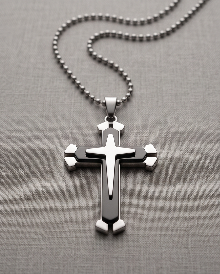 Timeless Stainless Steel Cross Necklace