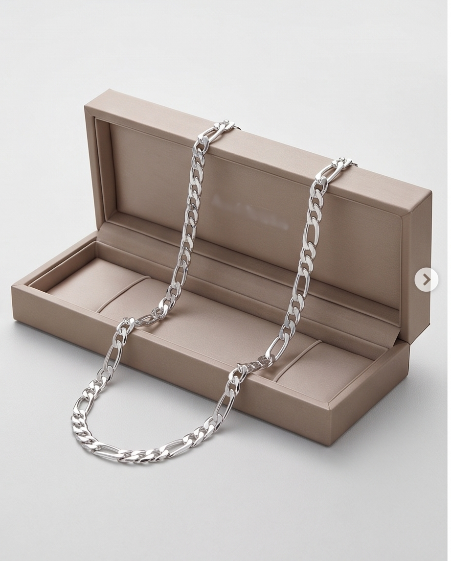 4mm  22 Classic Sterling Silver Link Necklace