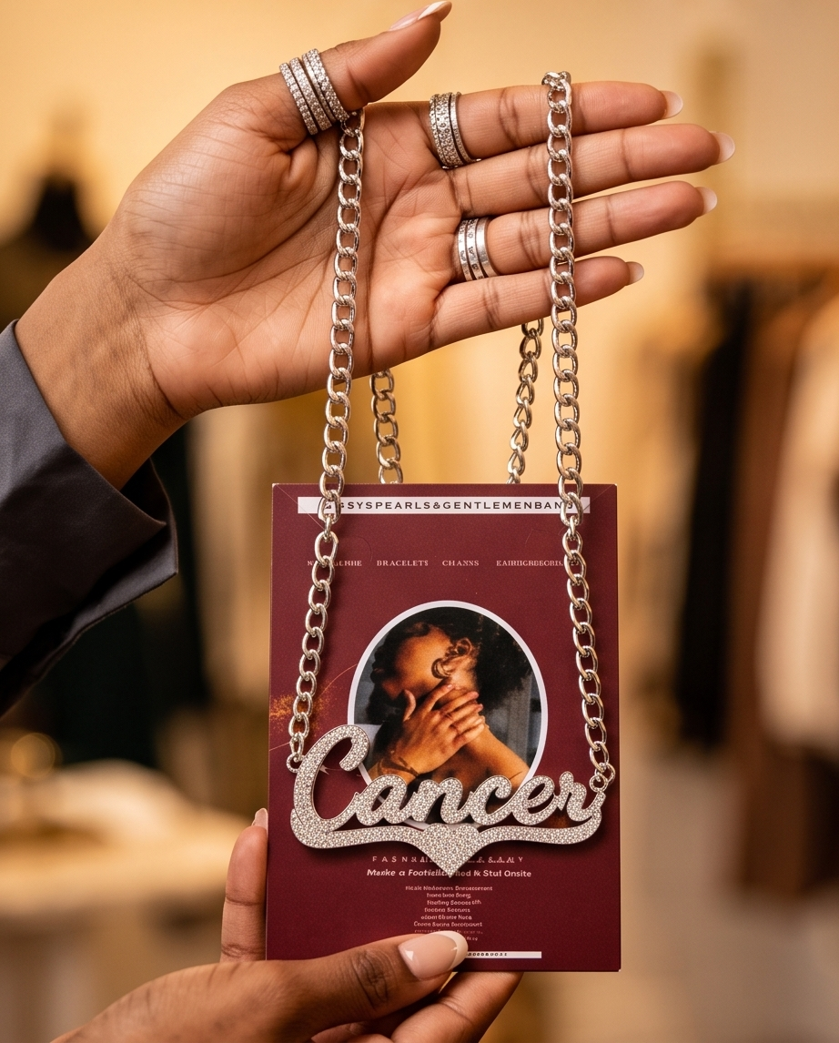 Sparkling Cancer Zodiac Necklace
