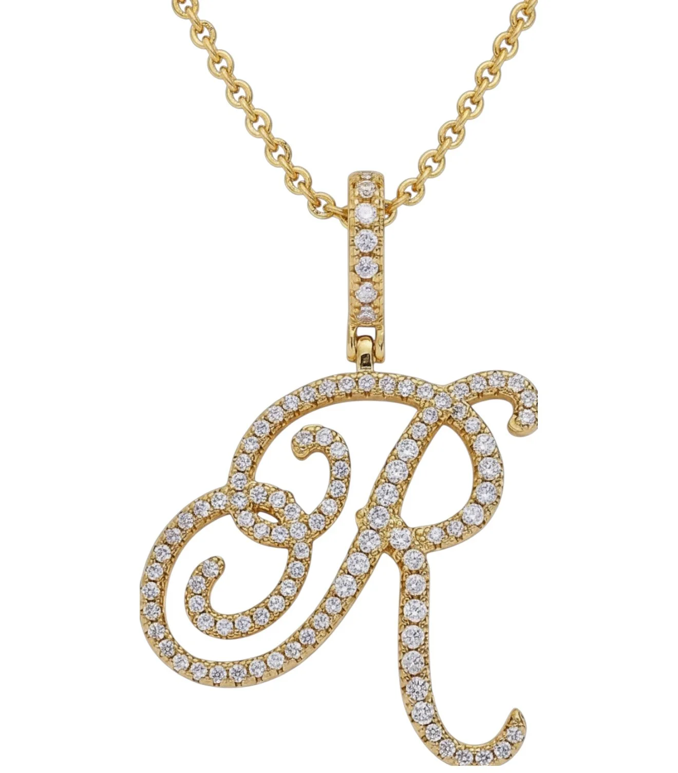 SS518 Sassy's Dazzling Gold Initial 