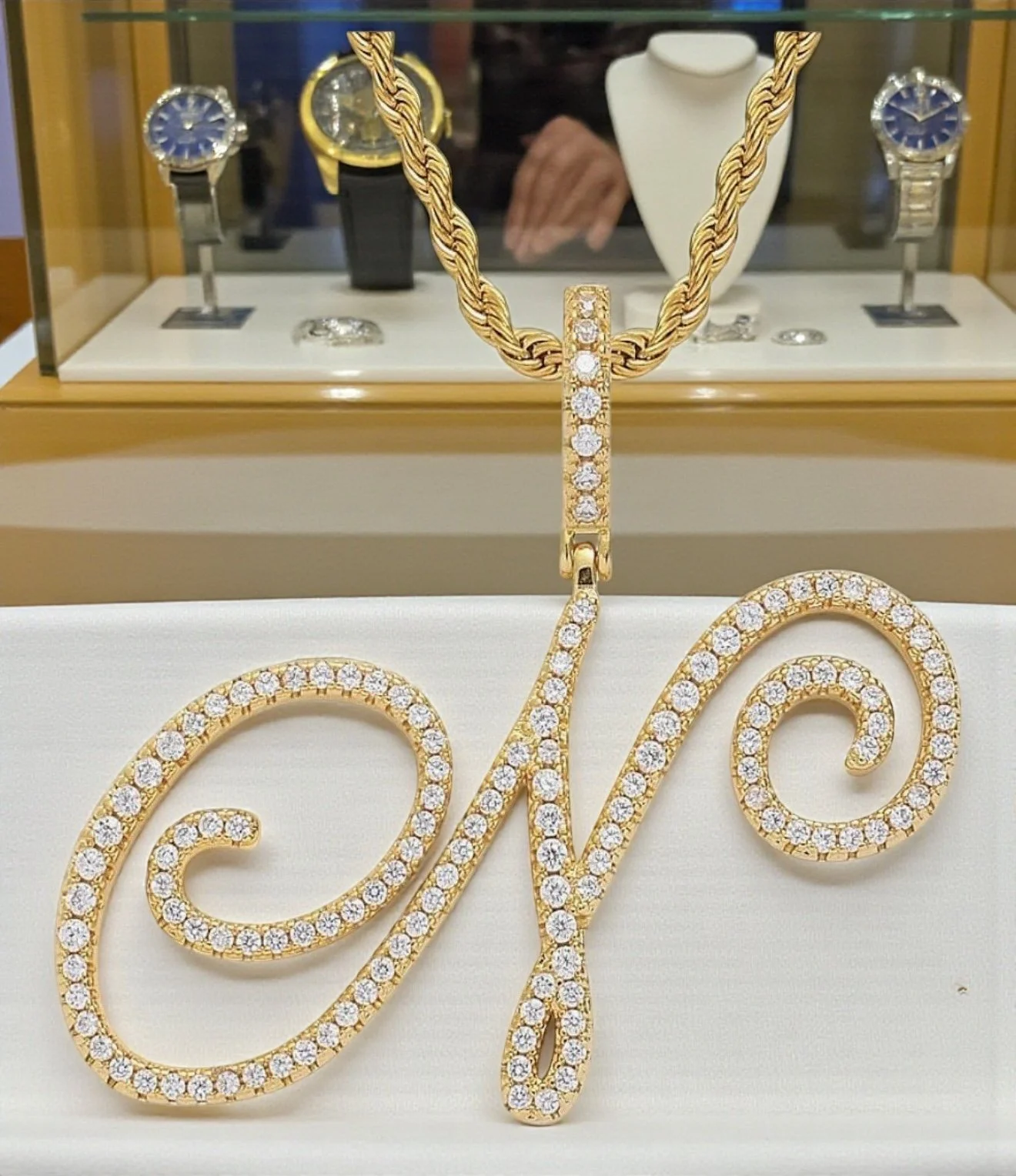 SS514 Sassy's Dazzling Gold Initial 