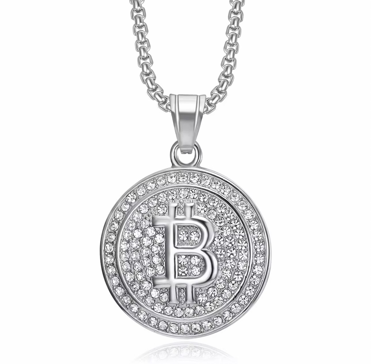 Bitcoin Pendant Necklace
