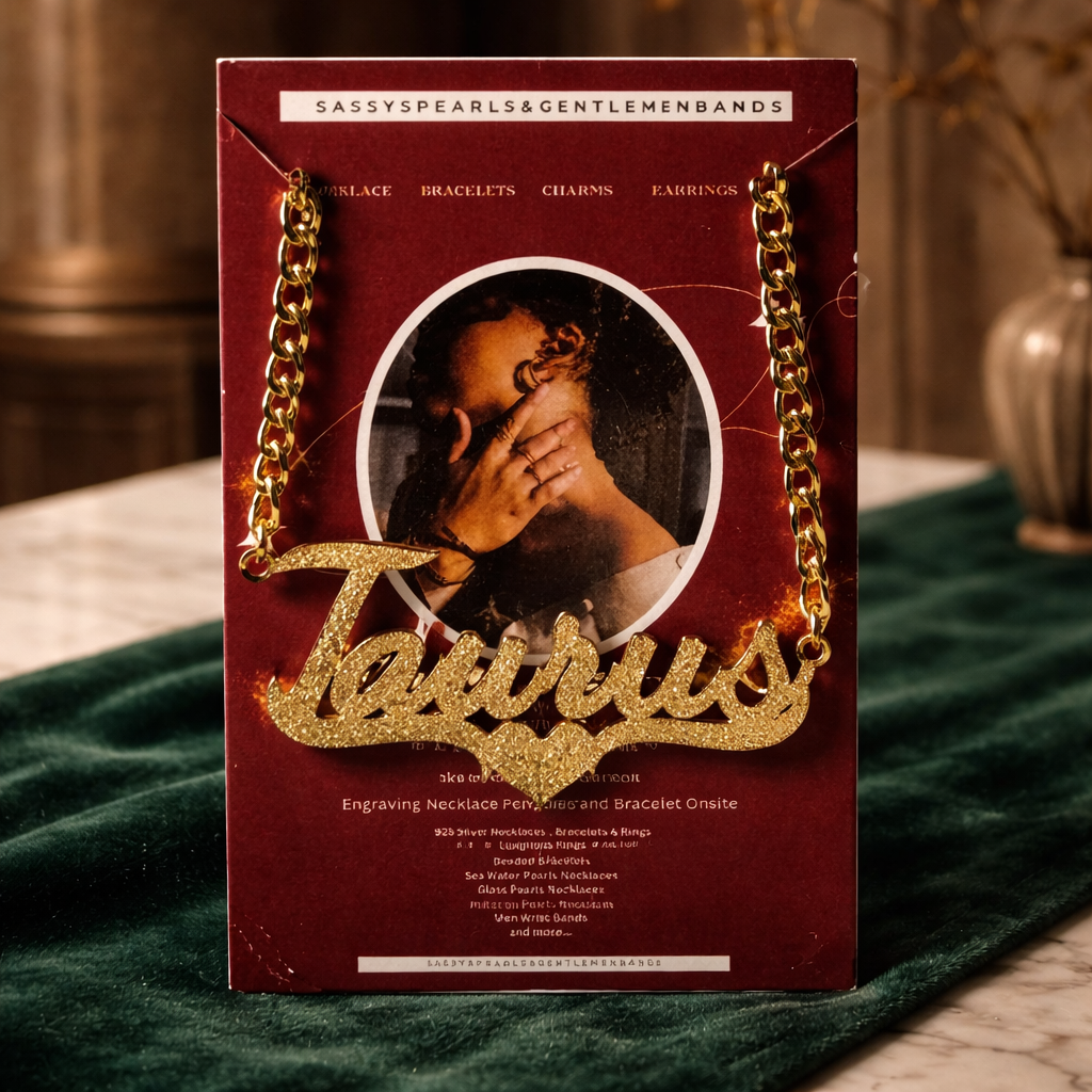 Zodiac Taurus Gold-Tone Necklace