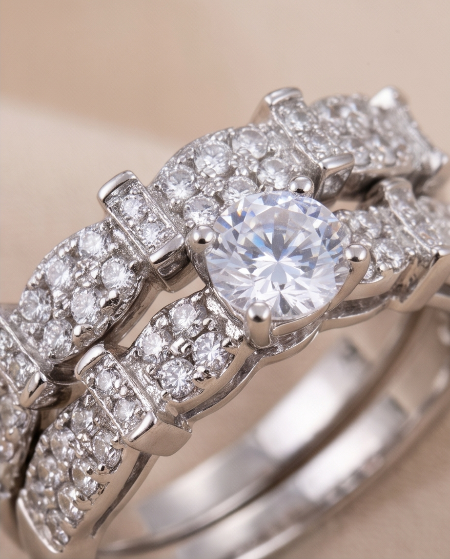 Eternal Elegance Crystal Ring Set