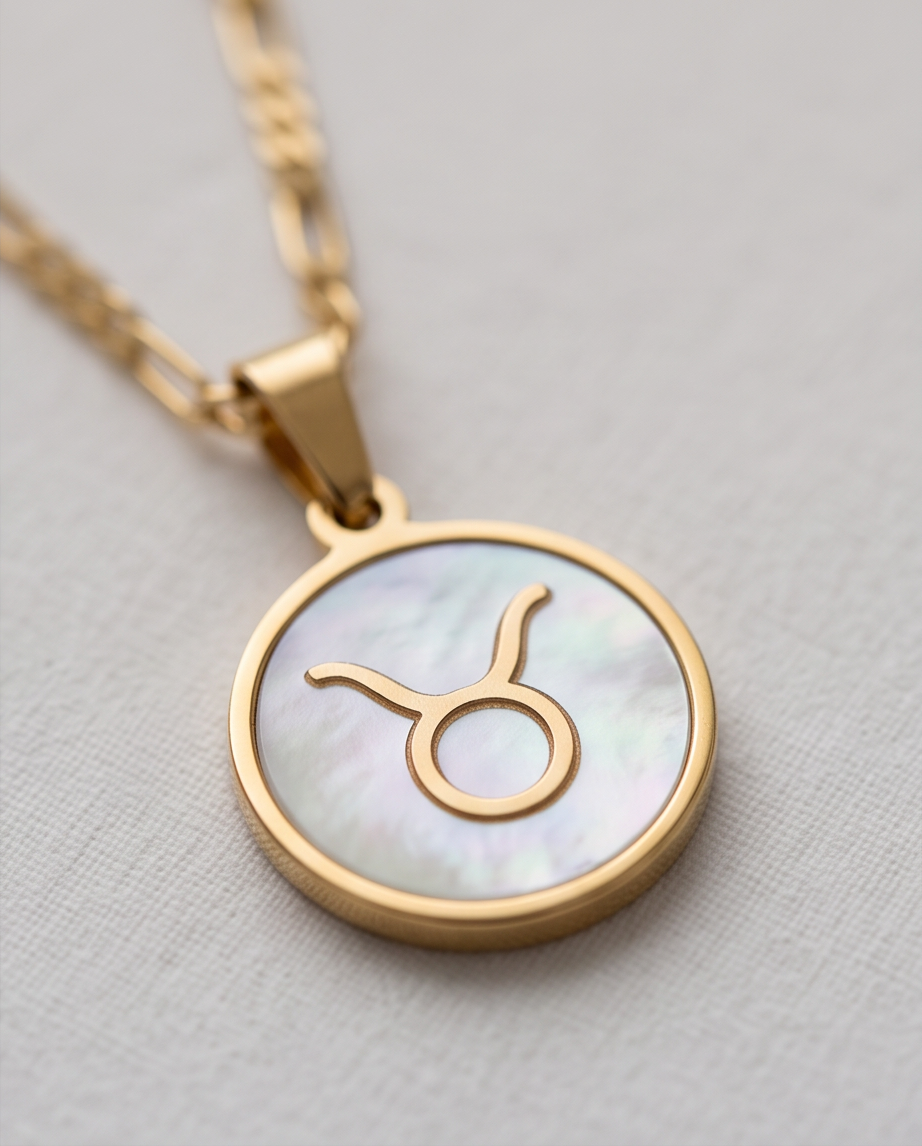 18' Zodiac Taurus 14k Gold  Necklace (Redesign Chains)