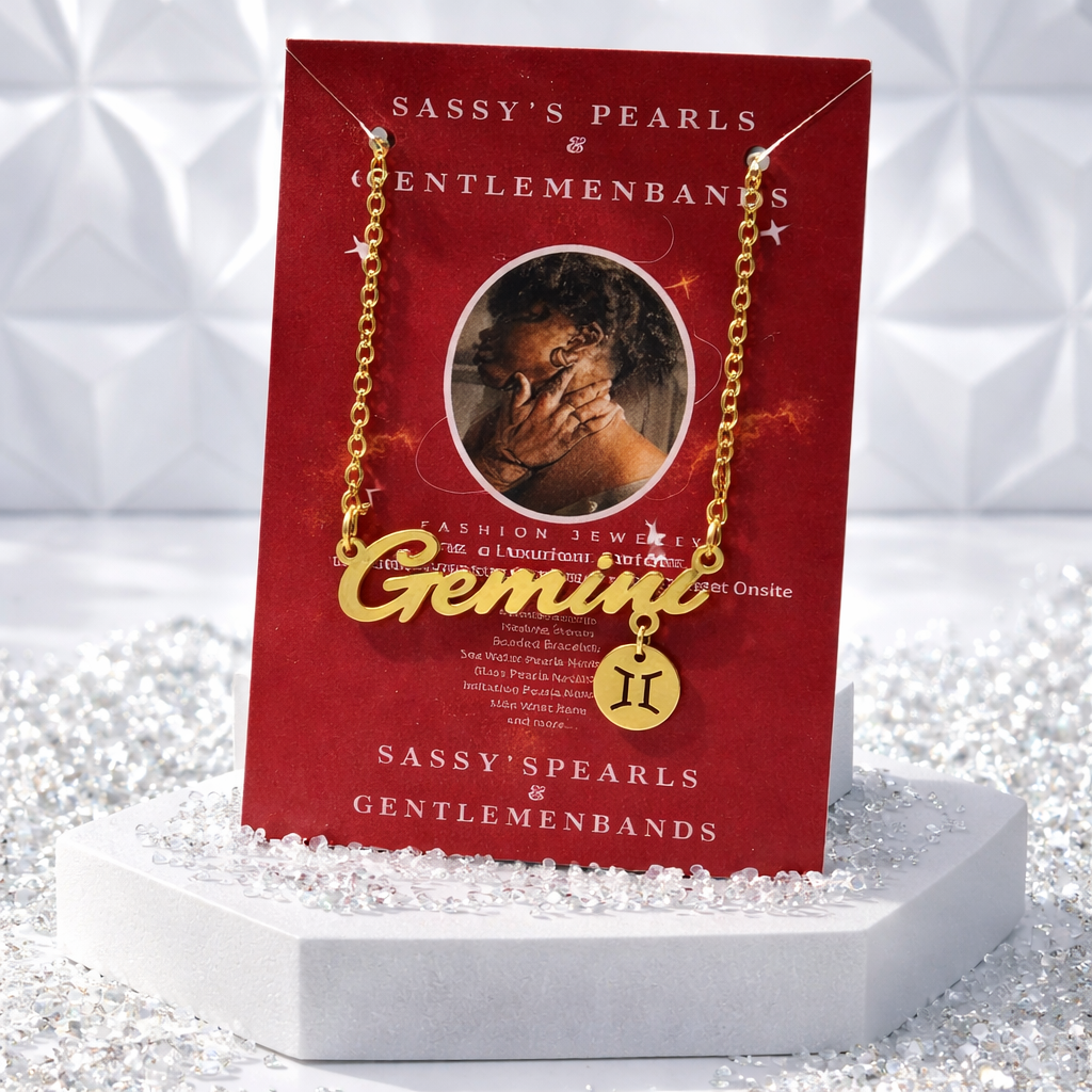 A05 Gemini Zodiac Necklace
