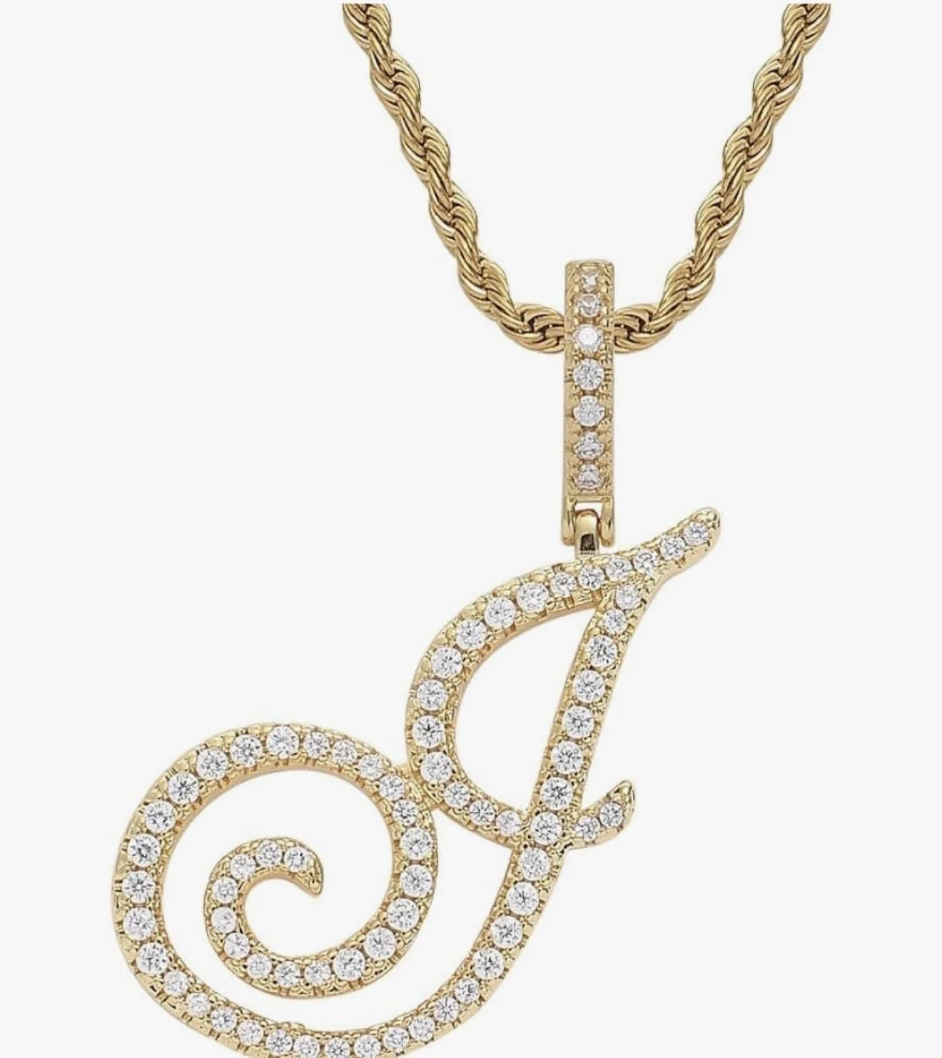 SS510 Sassy's Dazzling Gold Initial 