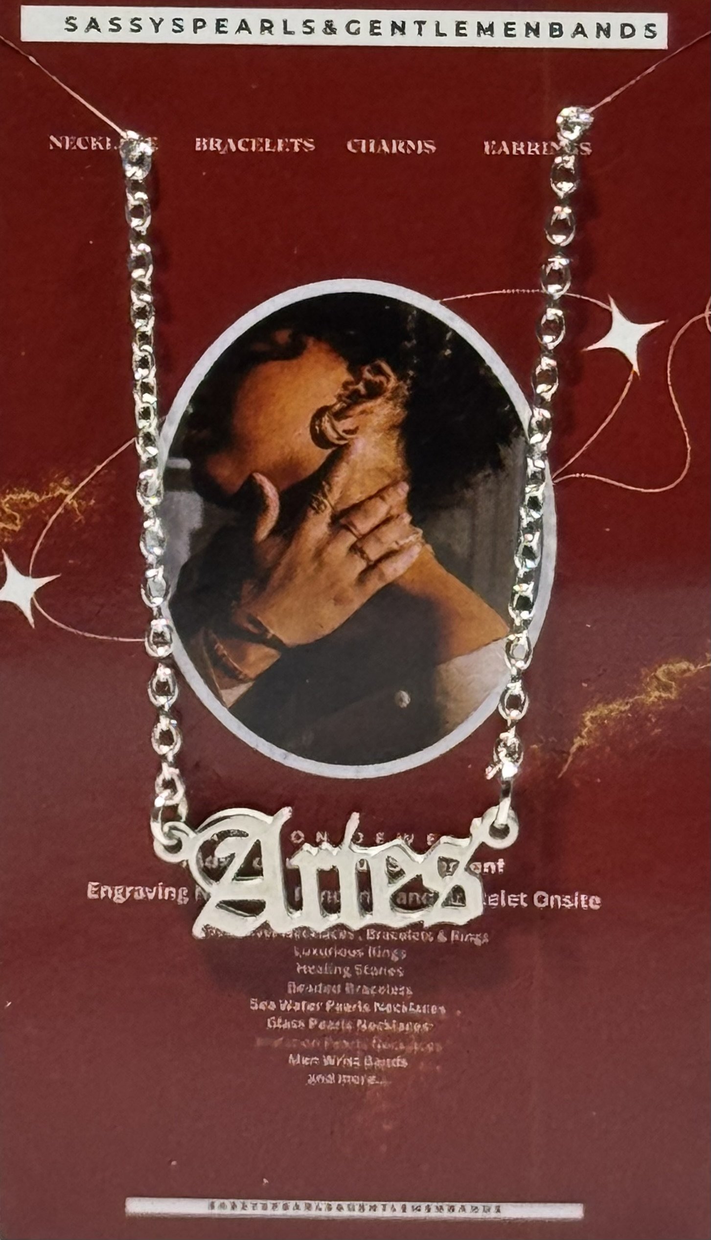 A16 Aries Zodiac Silver Necklace