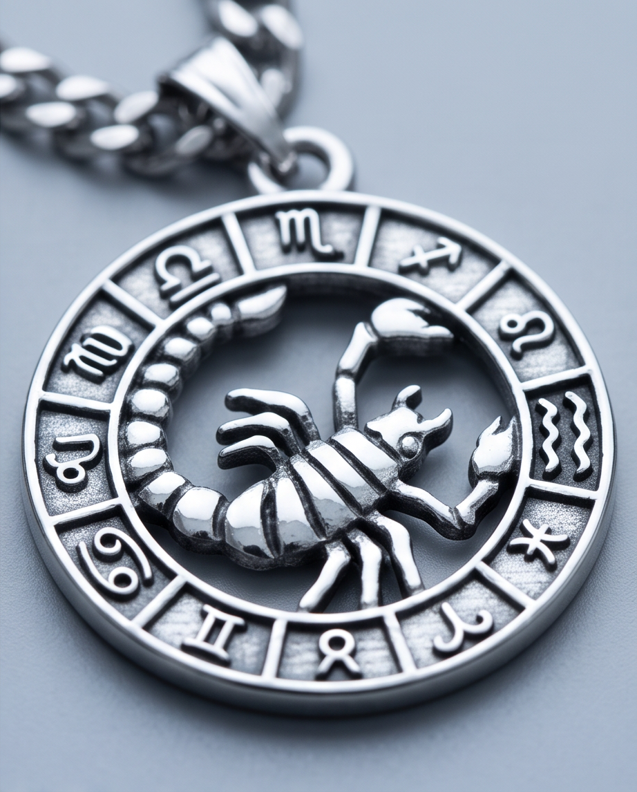 Zodiac Scorpio Pendant Necklace