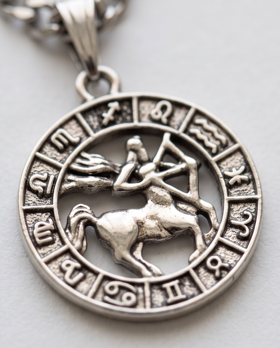 Sagittarius Zodiac Pendant Necklace