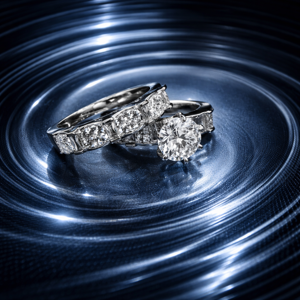 Exquisite Platinum Diamond Ring