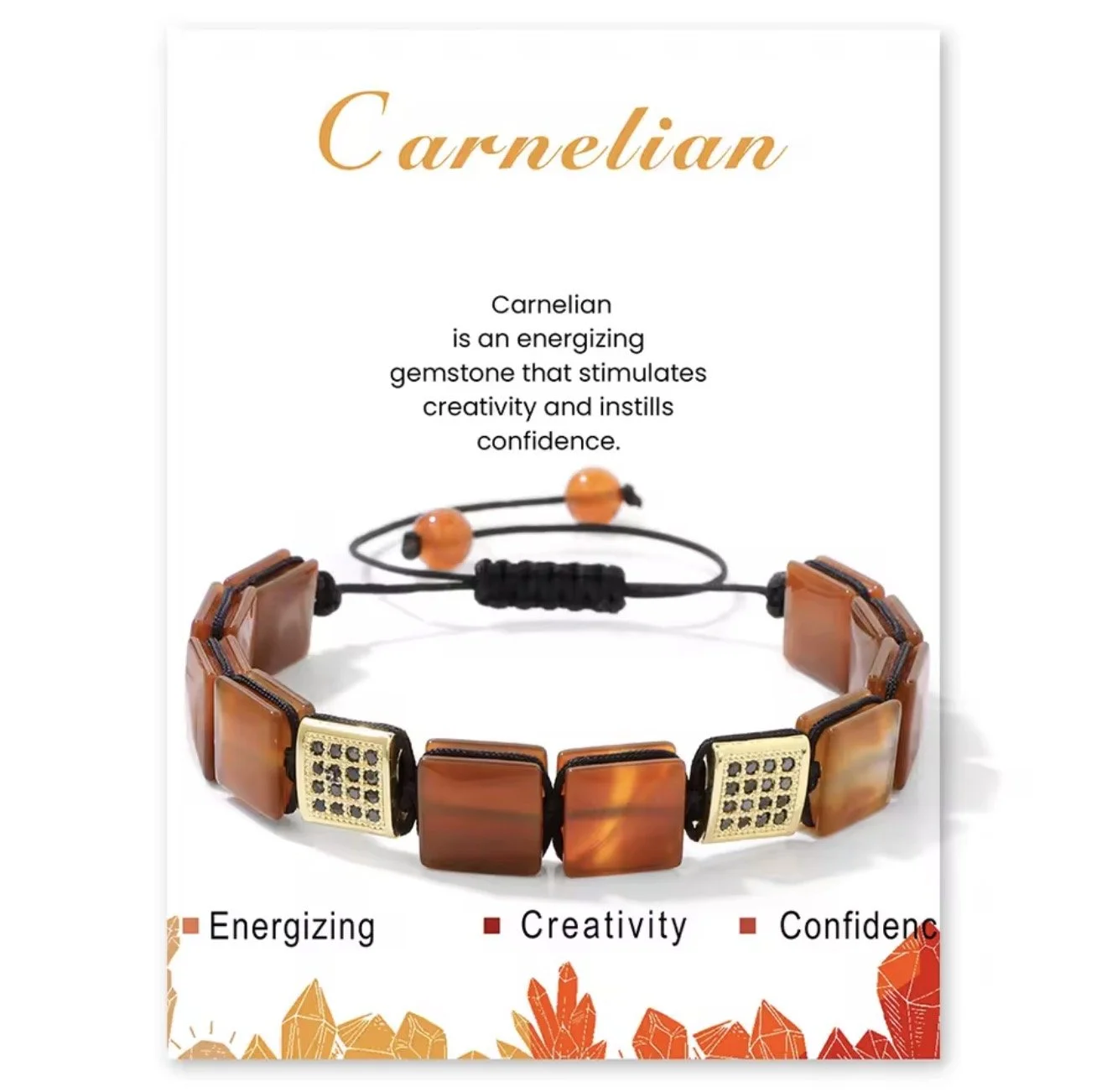 Carnelian Confidence Bracelet