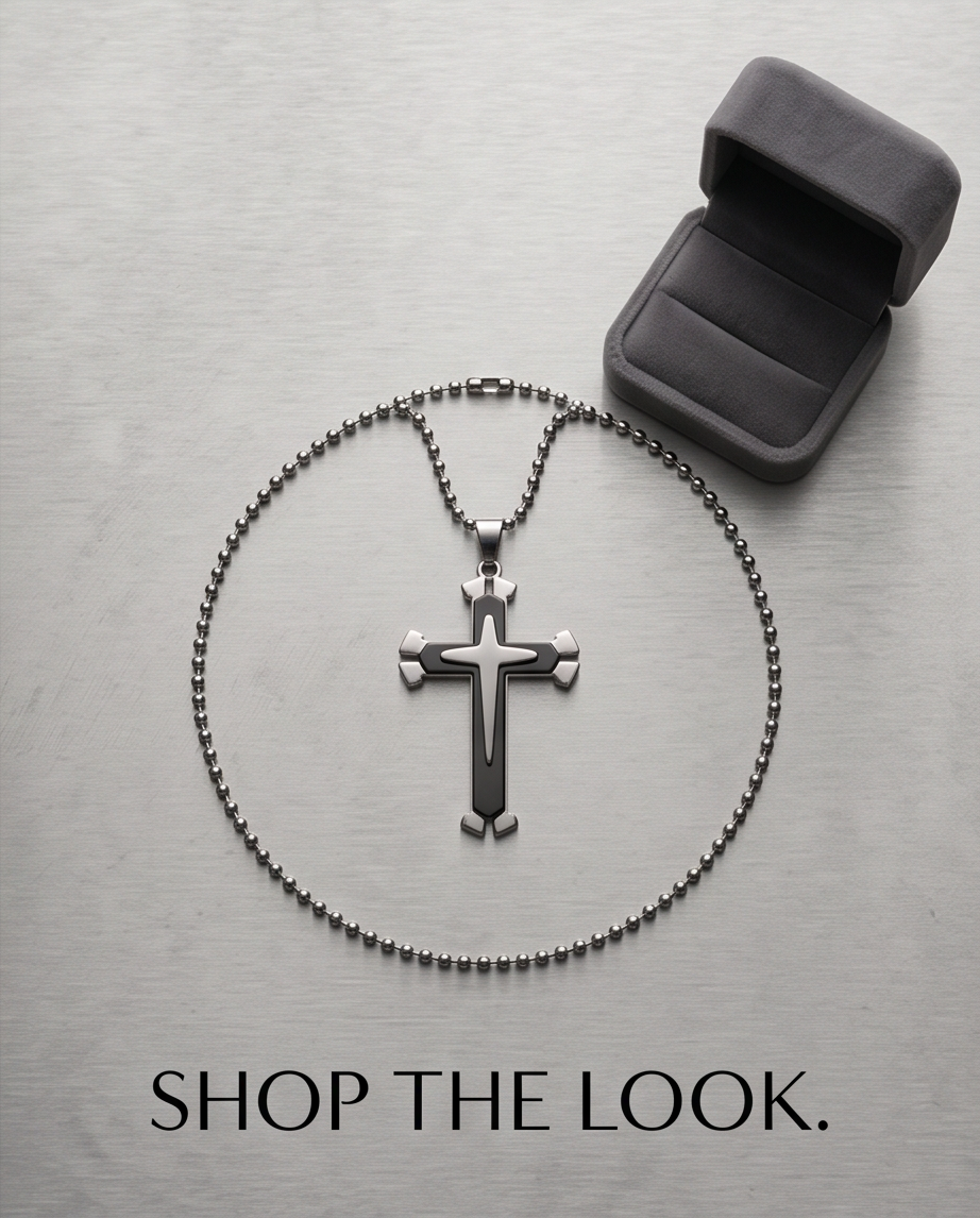 Stainless Steel Cross Necklace