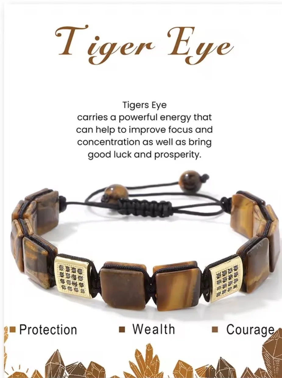 D402 Tiger Eye Energy Bracelet