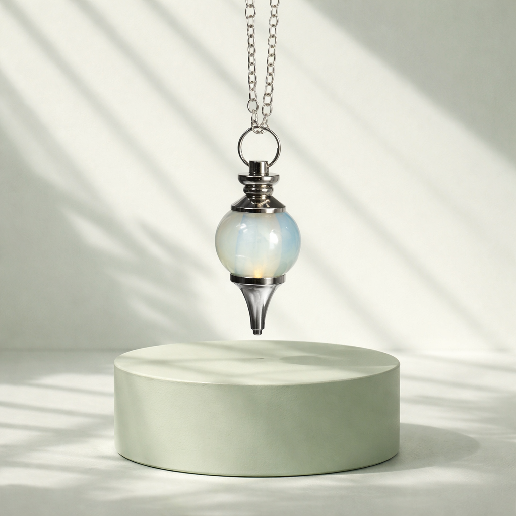 C12 Opalite Crystal Pendant Necklace