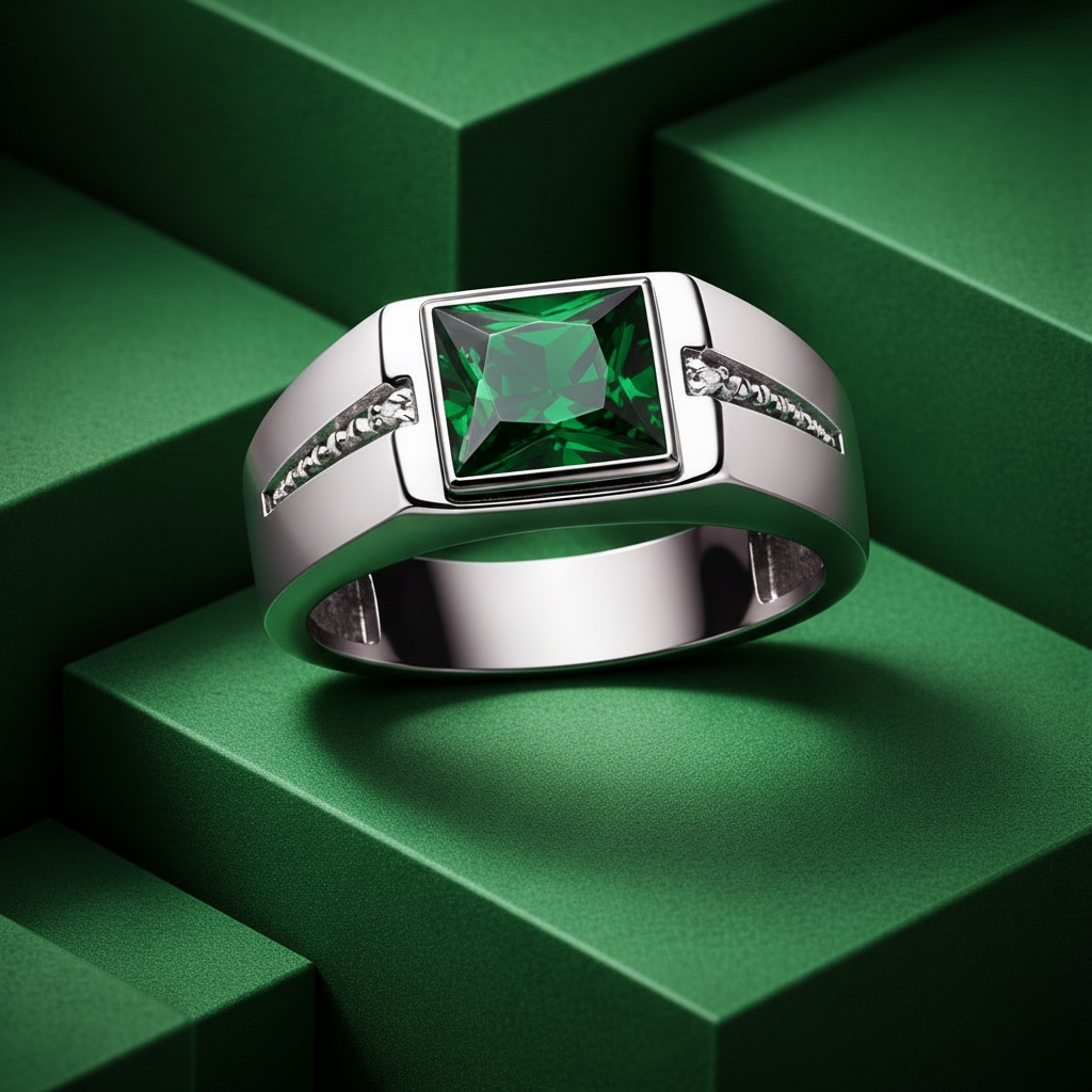 Exquisite Emerald Elegance Ring