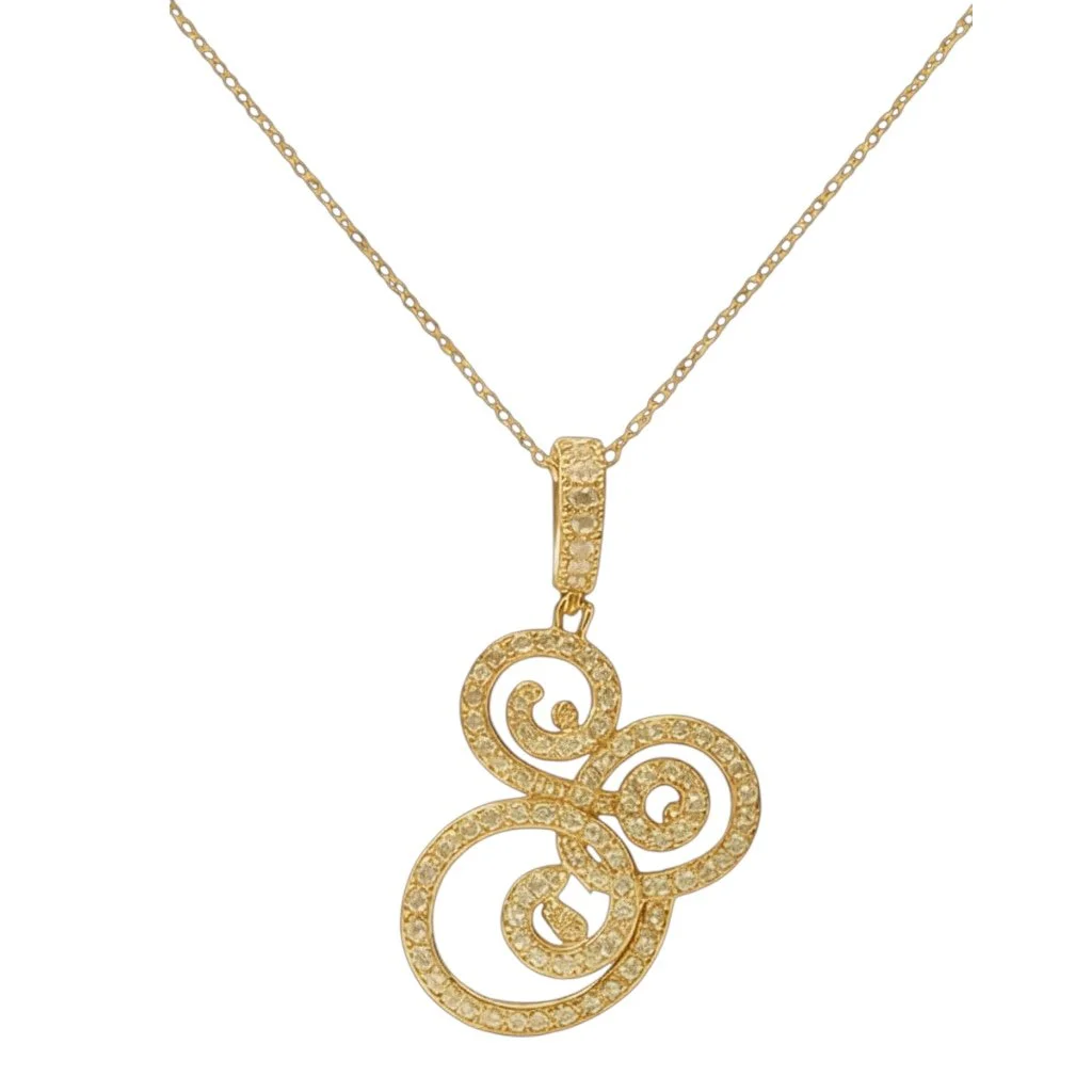 SS507 Sassy's Dazzling Gold Initial 