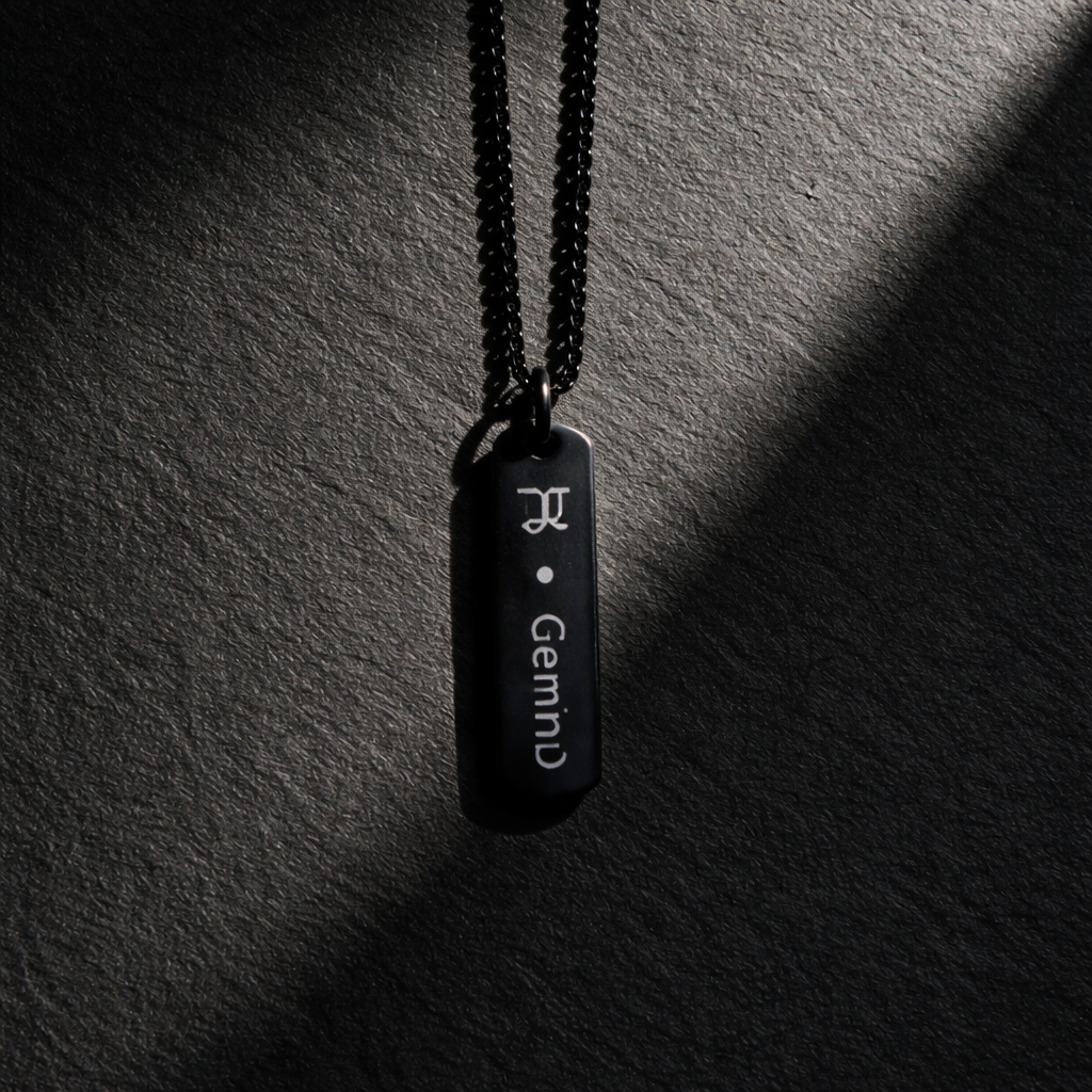 H004 Gemini Zodiac Pendant Necklace