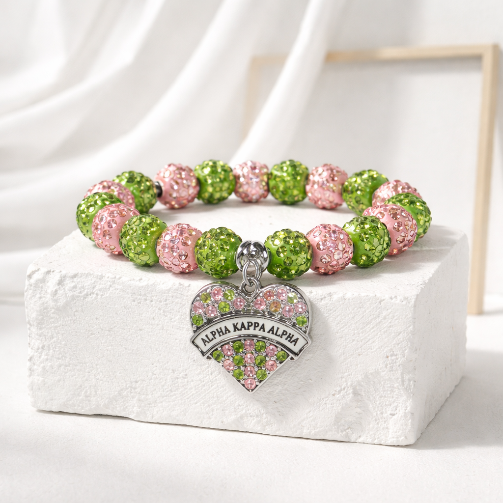 FR304 Alpha Kappa Alpha Sorority Celebration Bracelet