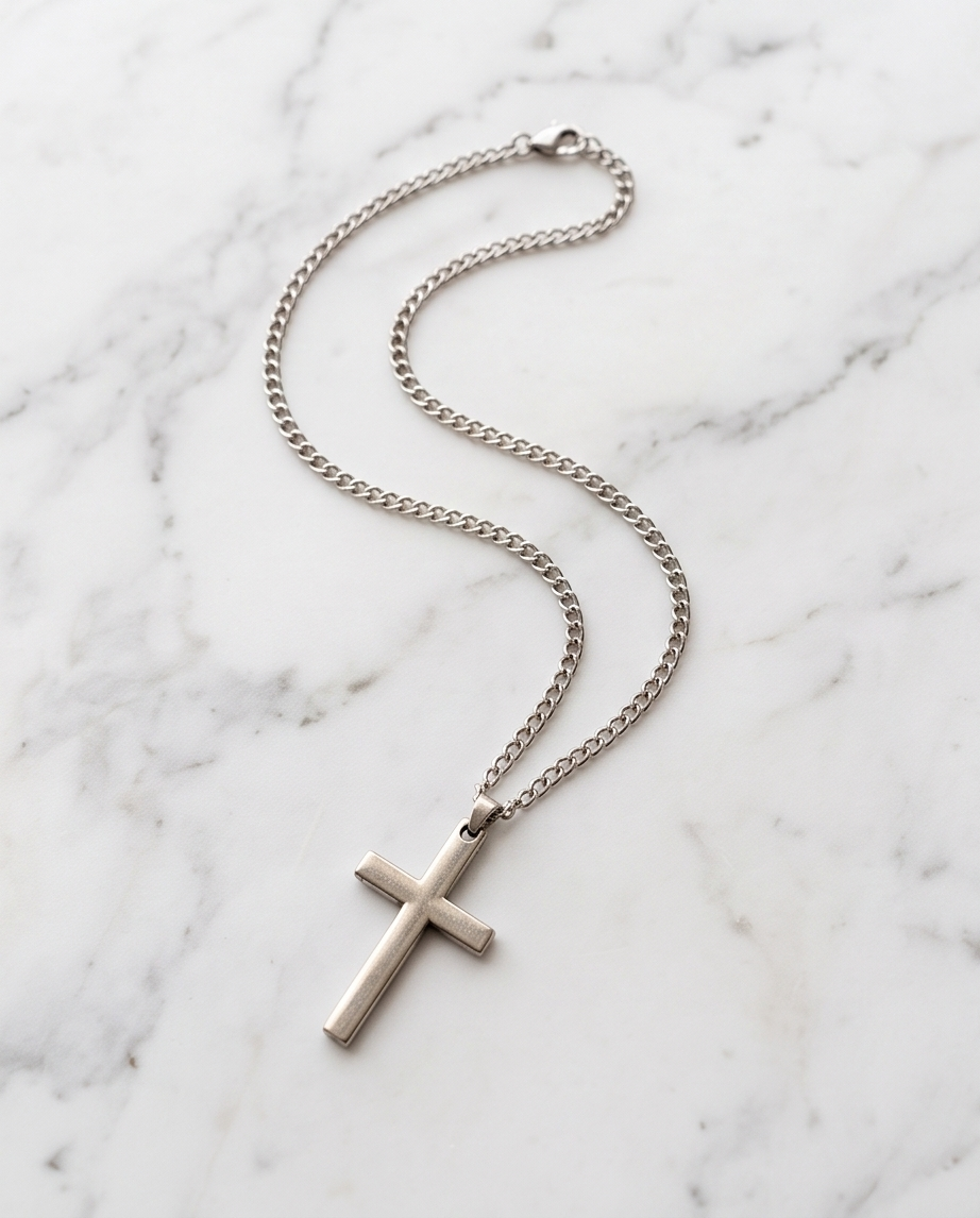 Stainless Steel Cross Necklace