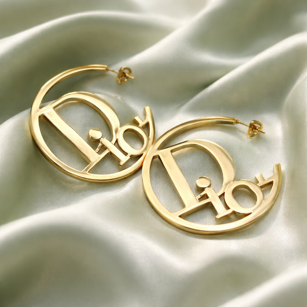 Luxury Gold Statement Earrings