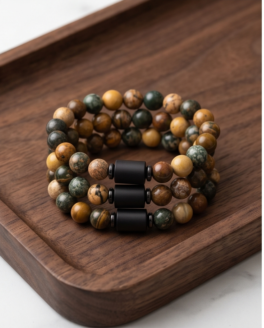 Nature's Harmony Stone Bracelet