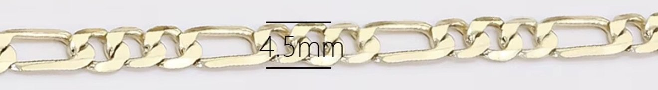 14K Gold Plated Chain Bracelet.