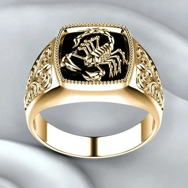Empire Scorpio Zodiac Signet Ring
