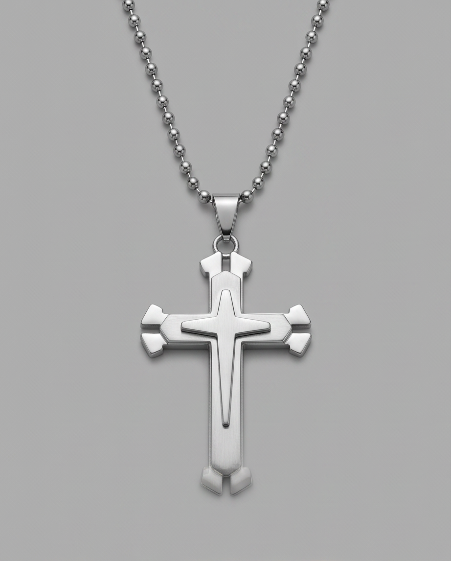 Stainless Steel Cross Necklace