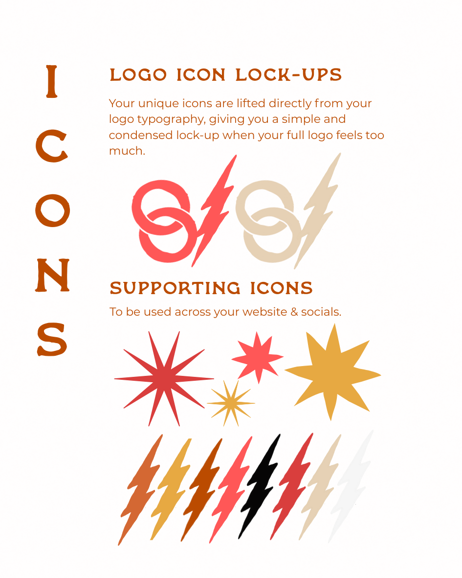 Designed with versatility in mind, the logo can split into two emblems that stand confidently on their own - perfect for moments where a lighter, more understated brand touch feels just right.