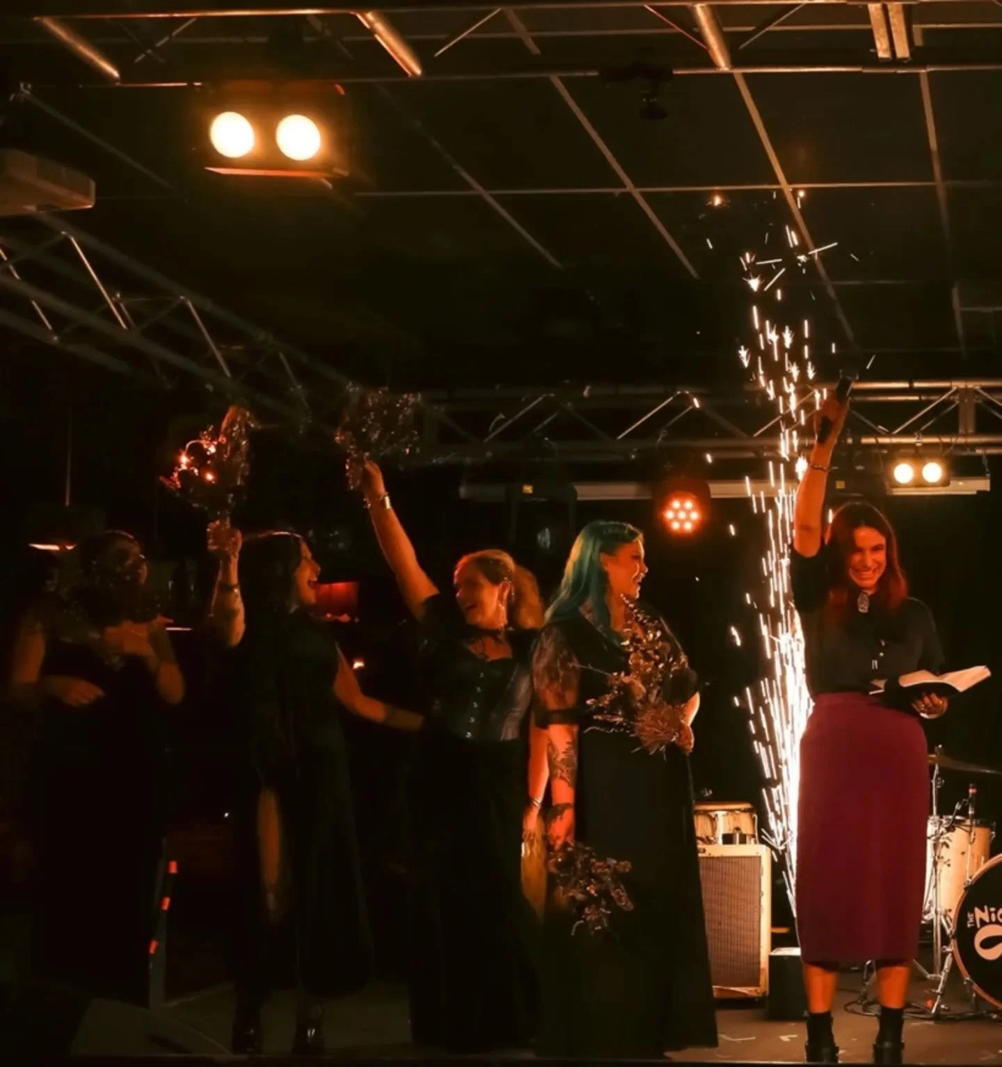 Because the NIGHTCAT belongs to lovers ❤️&zwj;🔥🖤❤️&zwj;🔥

Brad &amp; Fran's Unholy Union - the one with PYROTECHNICS 🔥

For the friends, alternatives,  rockers, weirdos, headbangers, freaks, sweethearts, and romantics, I'm in for whatever you're 