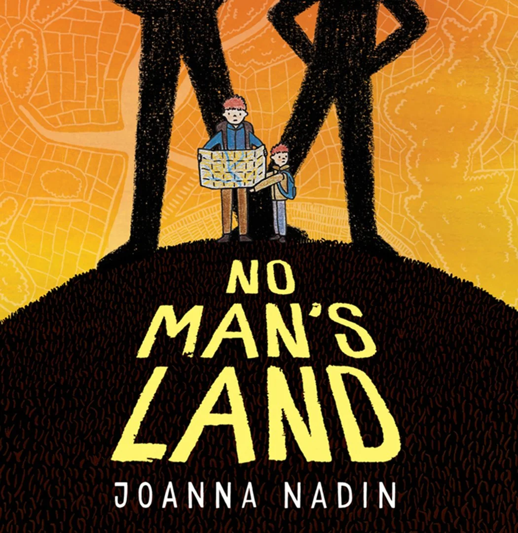 Cover illustration for No Man's Land by Joanna Nadin