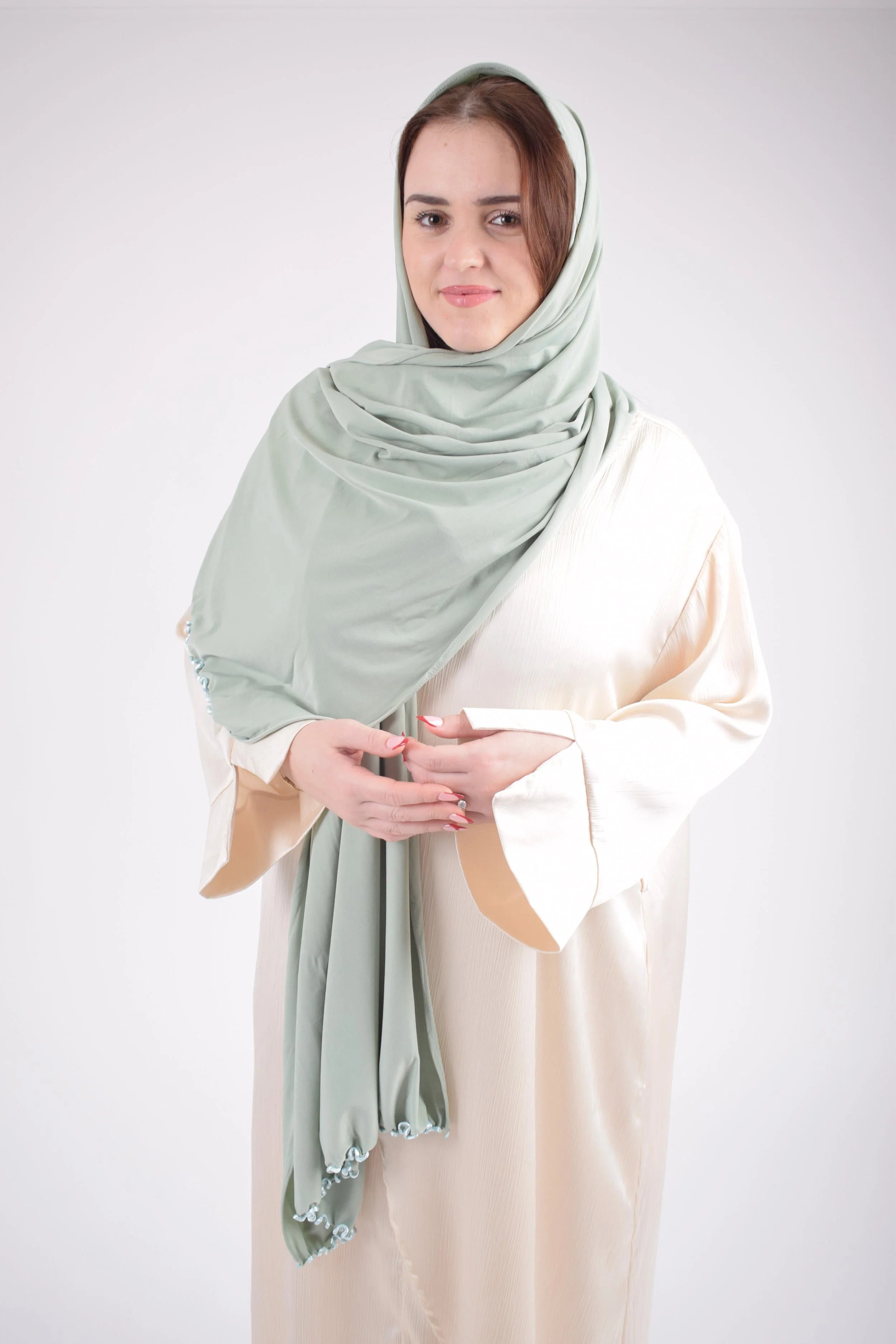 Hijab Imperial Verde Agua